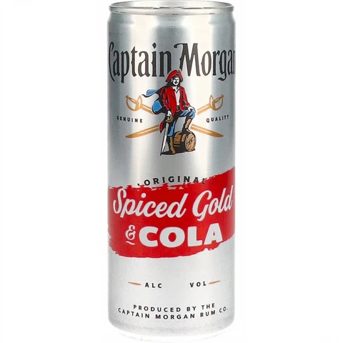 Captain Morgan Original Spiced Gold & Cola 250 ml