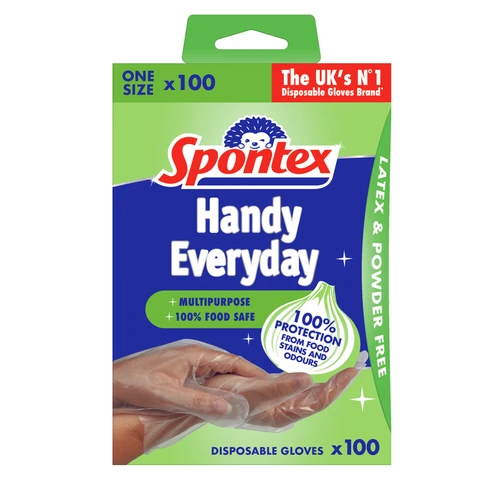 Spontex Handy Multipurpose 100 Disposable Gloves