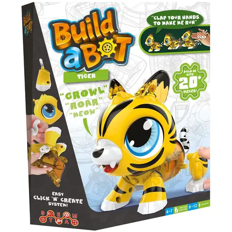 Colorific Build a Bot Tiger Construction Kit