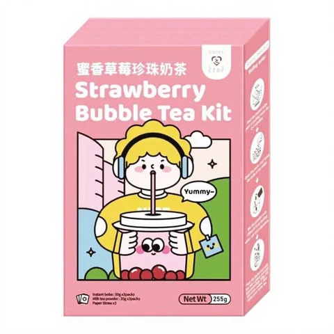 Tokimeki Kit de Bubble Tea Fraise 255 g