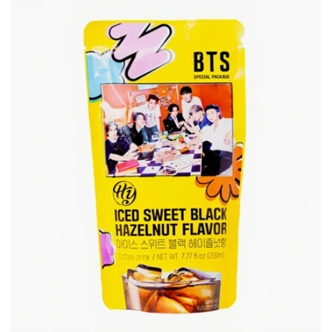BTS Eiskaffee Süßer Schwarzer Kaffee Haselnussgeschmack 230ml