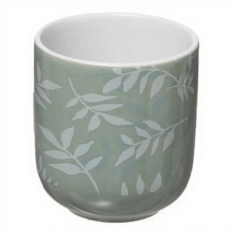 Coffret Cadeau de 4 Tasses 13 cl - Floral Green