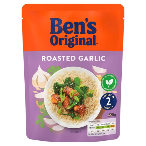 Ben's Original Roasted Garlic Microwave Rice 220g