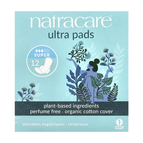 Natracare Ultra Pads Super  12 Pads