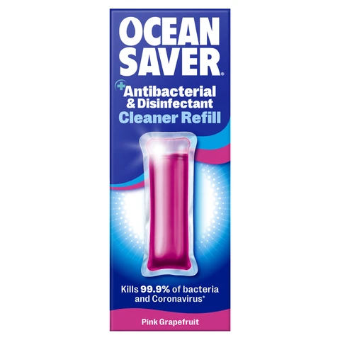 Oceansaver Disinfectant Surface Cleaner Pink Grapefruit 9ml Makes 500ml