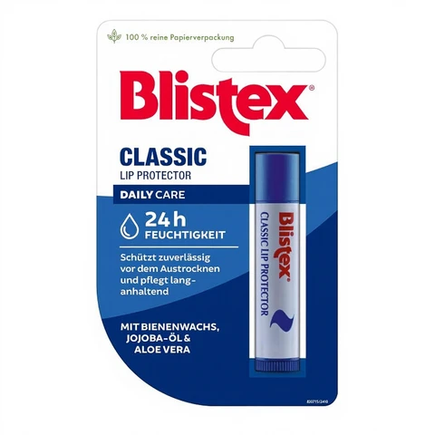 Blistex Klassischer Lippenschutz Tägliche Pflege ohne Mineralöl 4,25 g