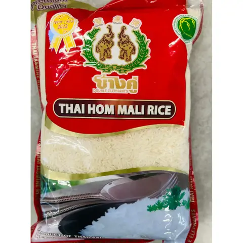 Double Elephants Thai Jasmine Rice (Aaa) 2Kg