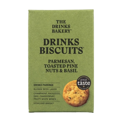 The Drinks Bakery Parmesan Toasted Pinenut & Basil 110g