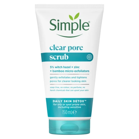 Simple Daily Skin Detox Clear Pore Scrub 150ml