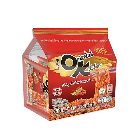 MAMA Noodles - Ok Shrimp Stir Fry Tom Yum Multipack 85gx4