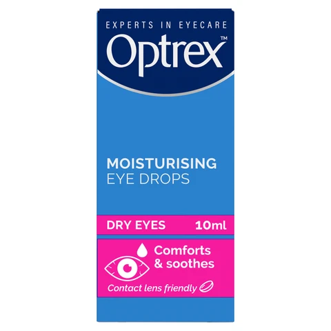 Optrex Moisturising Eye Drops Dry Eye Relief - 10ml