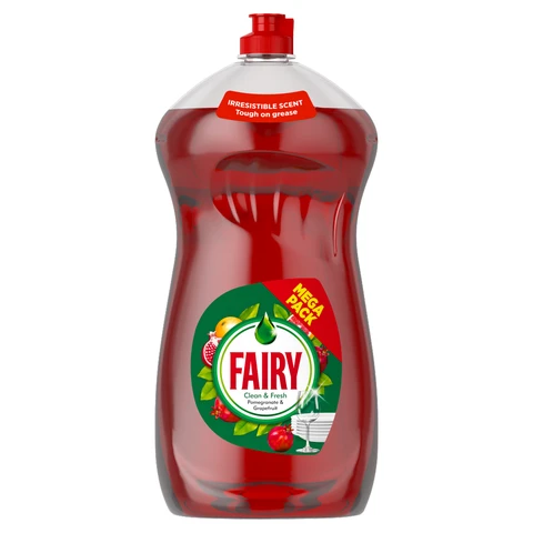 Fairy Clean & Fresh Washing Up Liquid Pomegranate & Grapefruit 1450ml