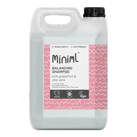 Miniml Balancing Shampoo Pink Grapefruit & Aloe Vera 5L