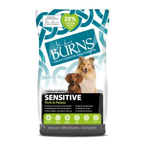 Burns Adult Sensitive Pork and Potato 12kg