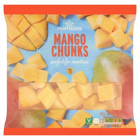 Morrisons Mango Chunks 500g
