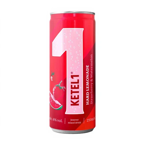 Ketel 1 Hard Lemonade Strawberry & Watermelon 250ml