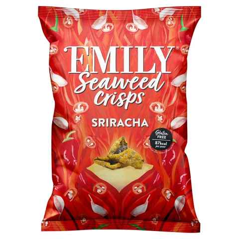 Emily Seaweed - Sriracha Seaweed Crisps 50g
