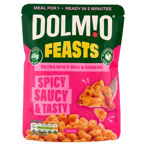Dolmio Feasts Spicy Mac & Cheese Pasta 250g