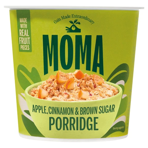 Moma Apple Cinnamon & Brown Sugar Porridge Pot 65g