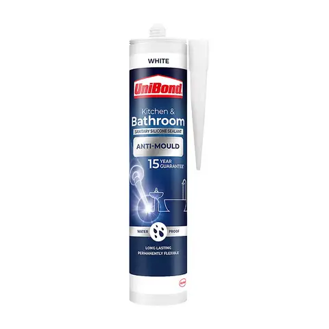 Unibond White Anti-Mould Sealant Cartridge 274g
