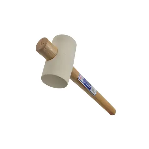 All-Rubber Mallet - White 57 mm 2.25 inches