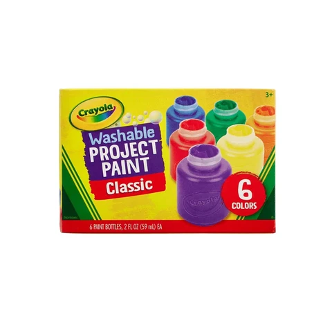 Crayola 6 Washable Kids Paint Set