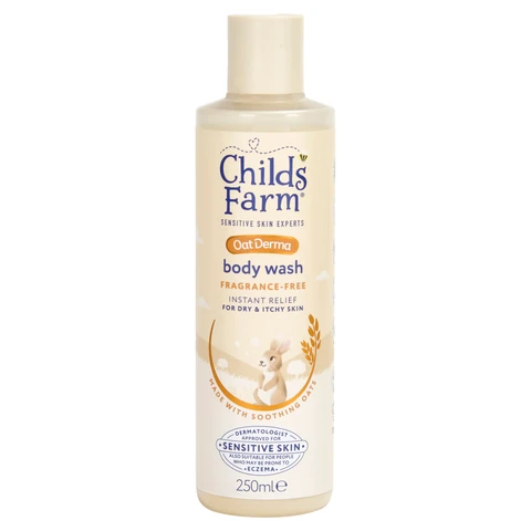 Childs Farm OatDerma Fragrance-Free Body Wash 250ml