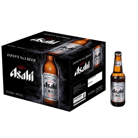 ASAHI Bière Super Dry - Pack de 24 x 33 cl