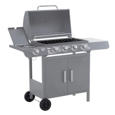 Outsunny 4+1 Burner Gas Barbeque