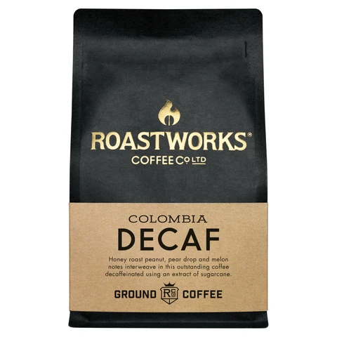 Roastworks Coffee Co. - Decaf Colombia ground Coffee - 200g