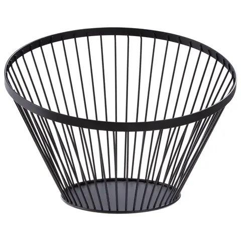 Maison by Premier Oblique Basket With Matte Black Frame