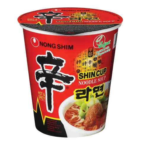 Nongshim SHIN RAMYUN NOODLES (CUP) 68g 农心辛拉杯面68g
