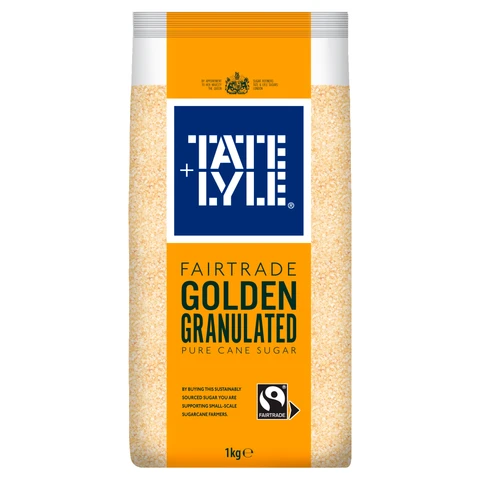 Tate & Lyle Fairtrade Golden Granulated Sugar 1kg