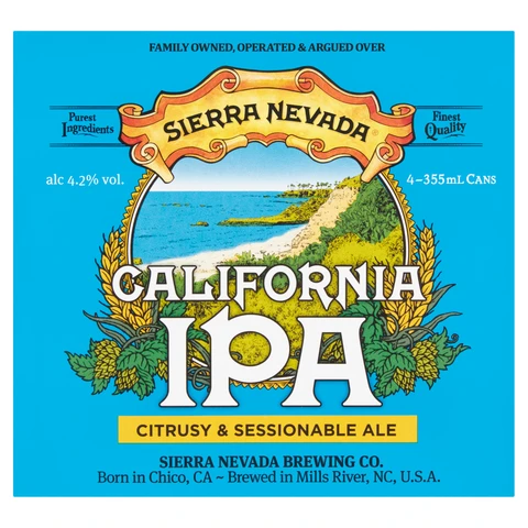 Sierra Nevada California Ipa 4 X 355ml