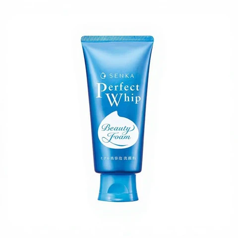 Shiseido Senka Perfect Whip Reinigingschuim 120g Blauw