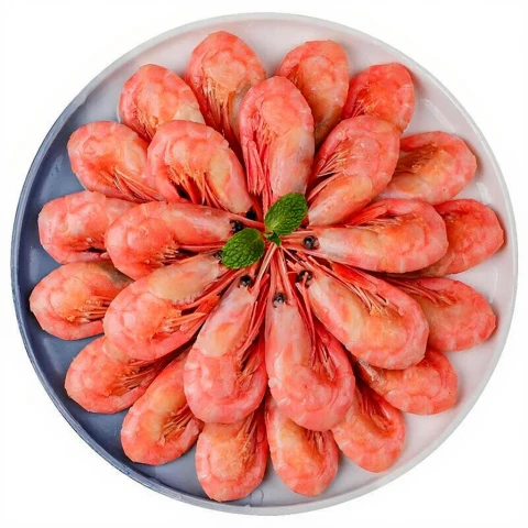 Nordic Seafood 1kg MSC Noord Atlantische garnalen met schaal gekookt Pandalus (net 800g)