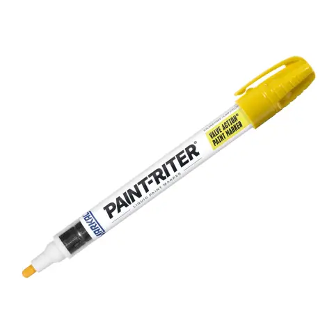 Markal Paint-Riter® Valve Action® Paint Marker Yellow