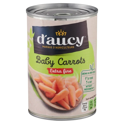 D'Aucy Carrots Extra Fine 400g