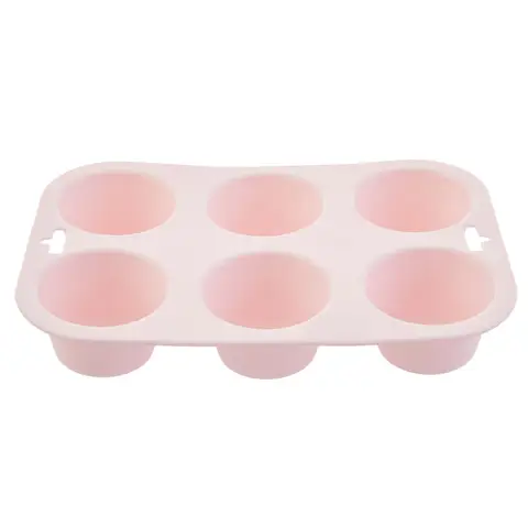 Maison by Premier Pastel Pink 6 Cup Muffin Mould