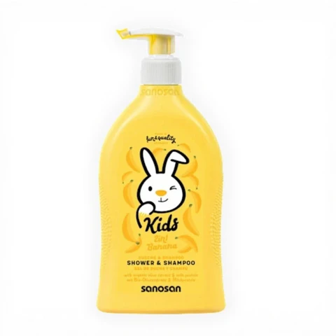 SANOSAN Kids 2in1 Shower & Shampoo Banana 400 ml