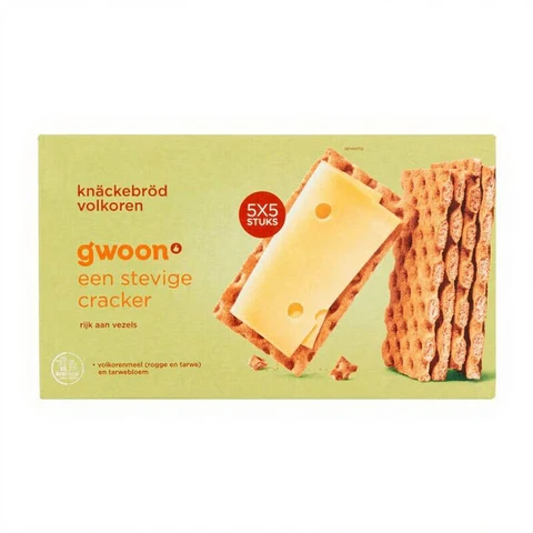 G'woon Volkoren Knäckebröd - 375 g