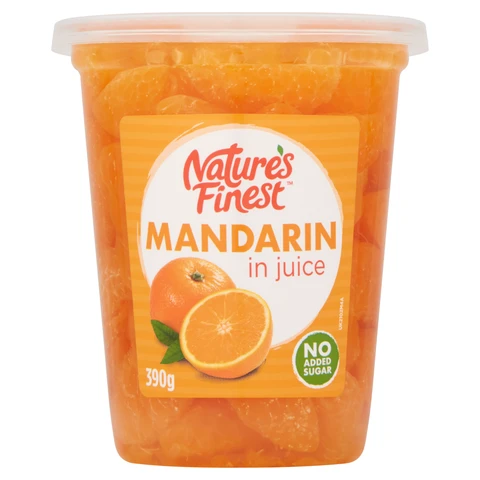 Nature's Finest Mandarins In Juice 390G