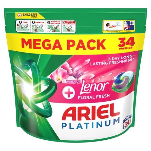 Ariel Platinum PODS, Washing Liquid Capsules 34 Washes