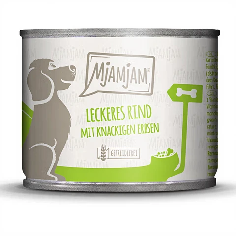 MjAMjAM - Heerlijk rundvlees met gekookte aardappelen en malse erwten 200g*6