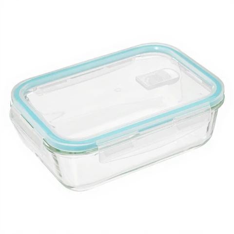 Boîte de rangement rectangulaire en verre 1,18 L Clipeat