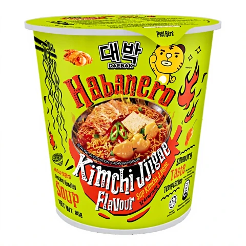 DAEBAK Habanero Kimchi Jigae Nudeln Becher 85g