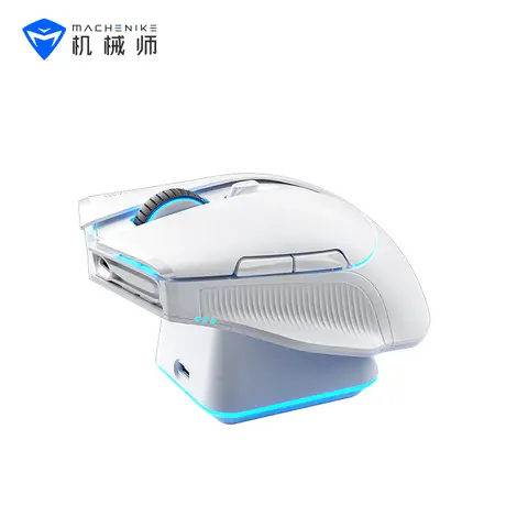 Machenike L8 Pro Wireless Mouse White