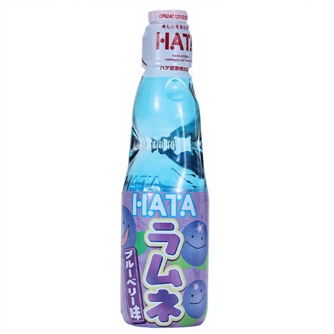 HATA KOSEN Boisson gazeuse Ramune saveur myrtille - 200 ml