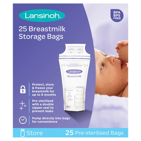 Lansinoh Breastmilk Storage Bags 25 Pack