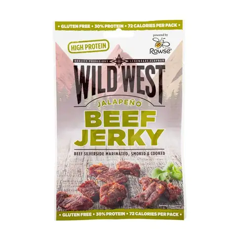 Wild West Jalapeno Beef Jerky 25g